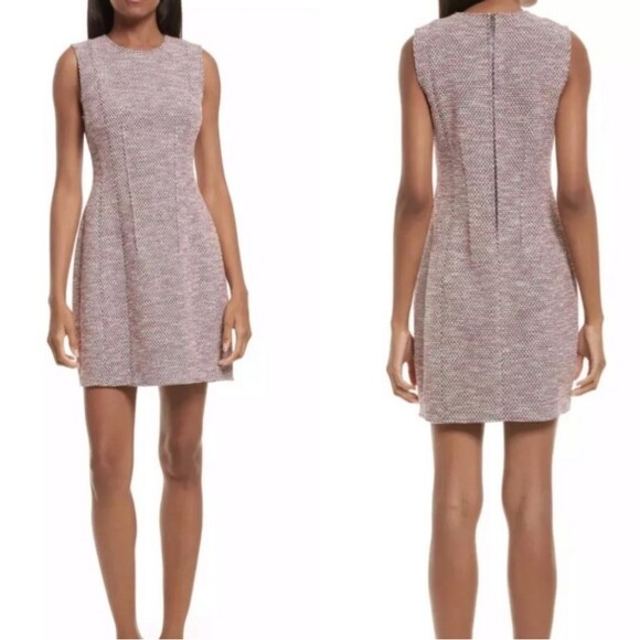 Theory Hourglass Tweed Dress Sleeveless - Picture 2 of 8